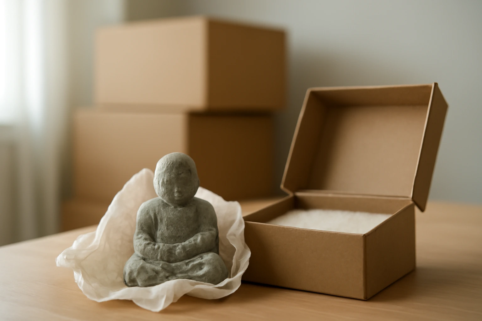Chuyển nhà hoặc sang tiệm mới: gói, dời và đặt lại tỳ hưu
